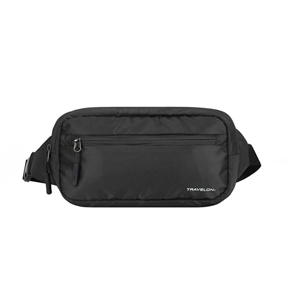 Travelon Black World Travel Essential s Convertible Sling/Waist Pack